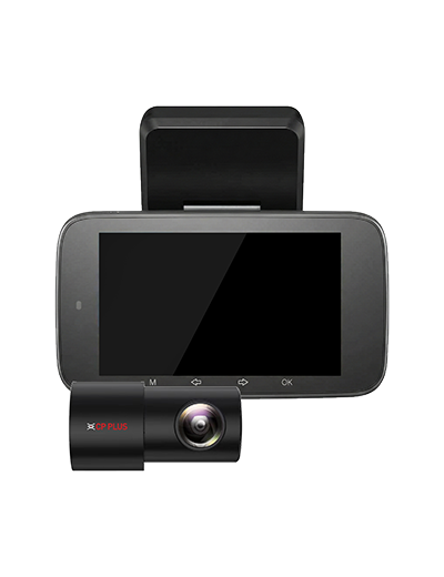 CP-F59B Duální autokamera s rozlišením 5 / 2 Mpix, GPS, 3" displejem, mikrofonem a reproduktorem