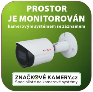 CP-PR-165 Samolepka "Prostor monitorován"