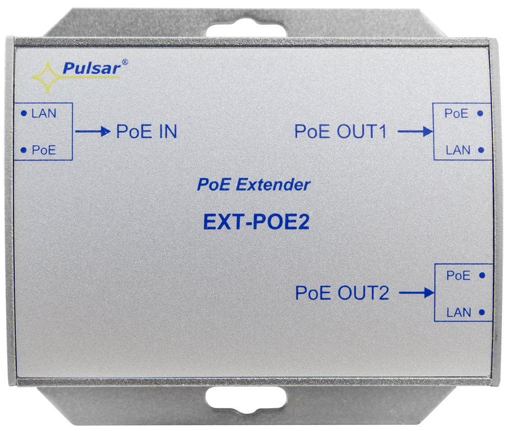 CP-PR-137 PoE extender s rozbočením na dvě IP kamery