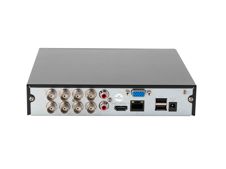 CP-UVR-0801E1-CV4 Osmikanálový 5v1 mini DVR s kompresí H.265 (analog, HDCVI, AHD, TVI, IP)