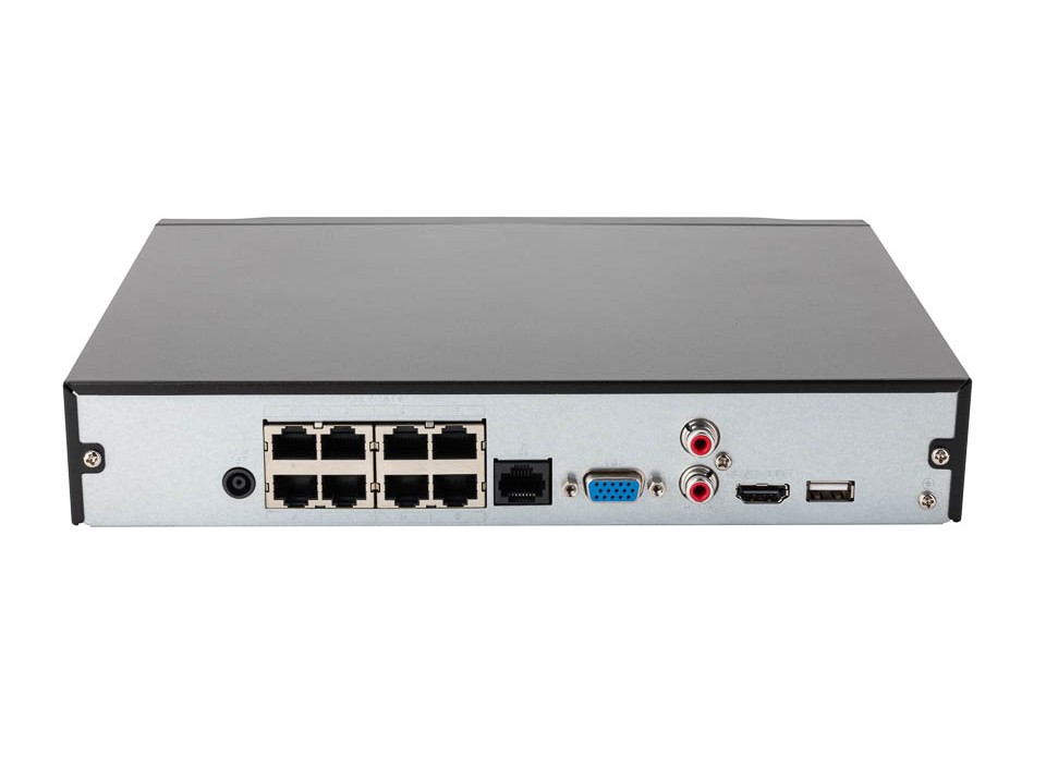 CP-UNR-108F1-P8 Mini síťový videorekordér (NVR) s kompresí H.265 a PoE pro připojení osmi IP kamer