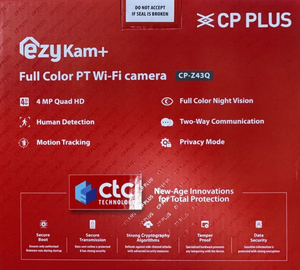 CP-Z43Q   4.0 Mpix venkovní IP kamera s IR přísvitem, kompresí H.265, Wi-Fi a PT funkcemi 