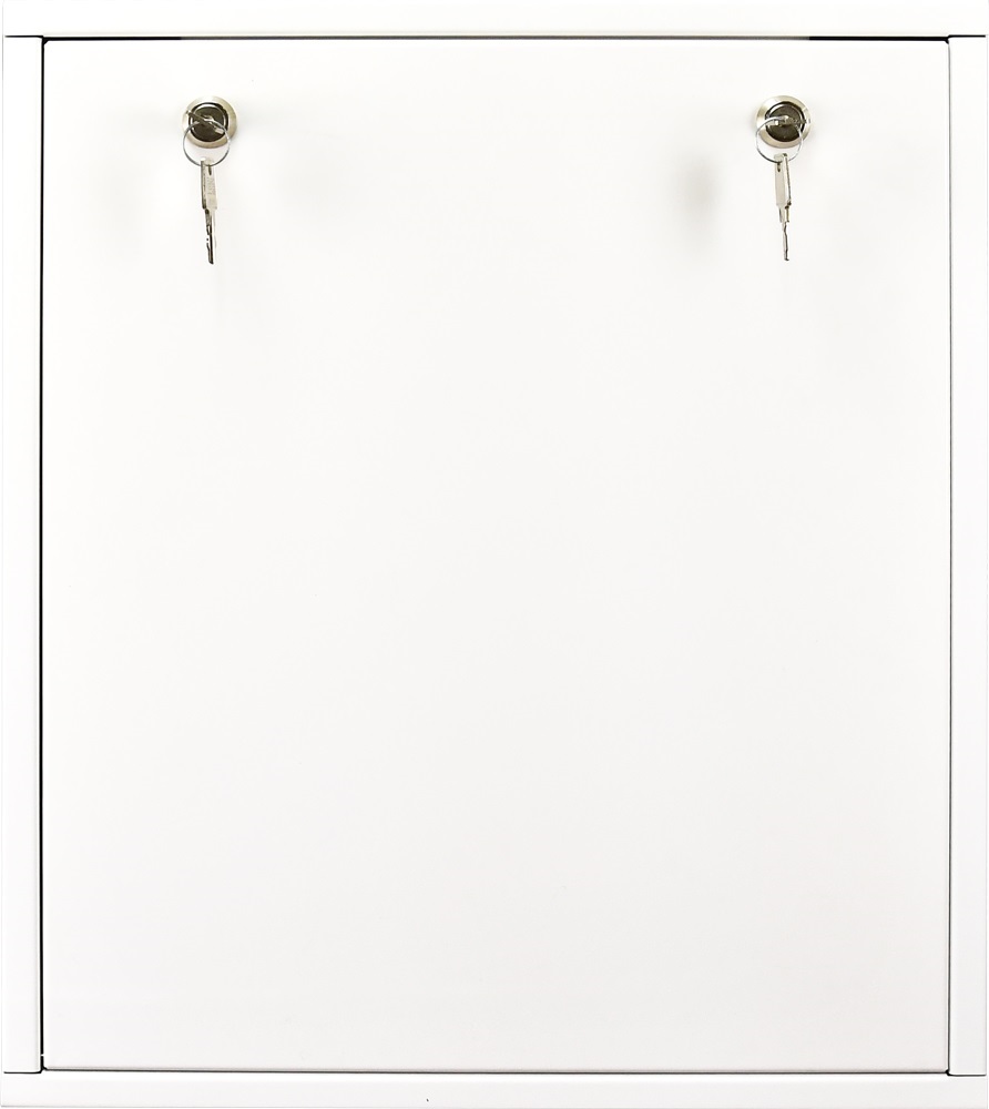 CP-PR-103 Uzamykatelná skříňka na zeď pro velké DVR / NVR rekordéry (bílá)