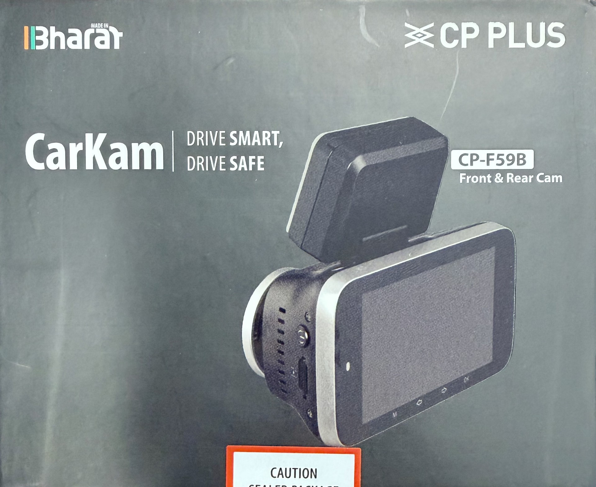 CP-F59B Duální autokamera s rozlišením 5 / 2 Mpix, GPS, 3" displejem, mikrofonem a reproduktorem
