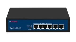 CP-DNW-GPU4G2-48C Čtyřportový 10/100/1000 Mbps PoE switch s 2x 1000 Mbps uplinkem
