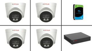 CP-LNS-4CAM50D-P Sada kamerového systému 5 Mpix, včetně NVR s integrovaným PoE switchem a HDD 1 TB